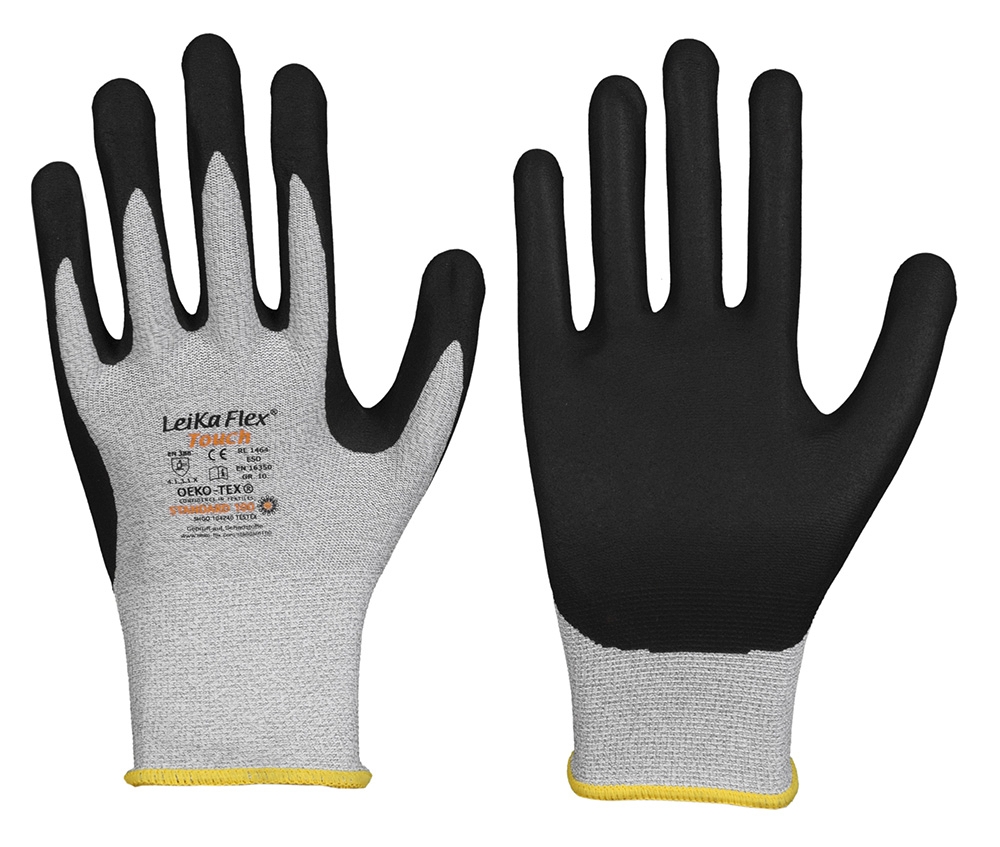 LeiKaFlex® Touch Handschuhe mit Nitrilschaum-Beschichtung