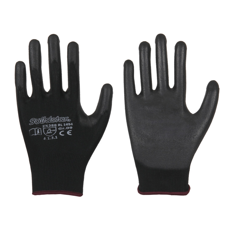 Solidstar Polyester-Feinstrick-Handschuhe