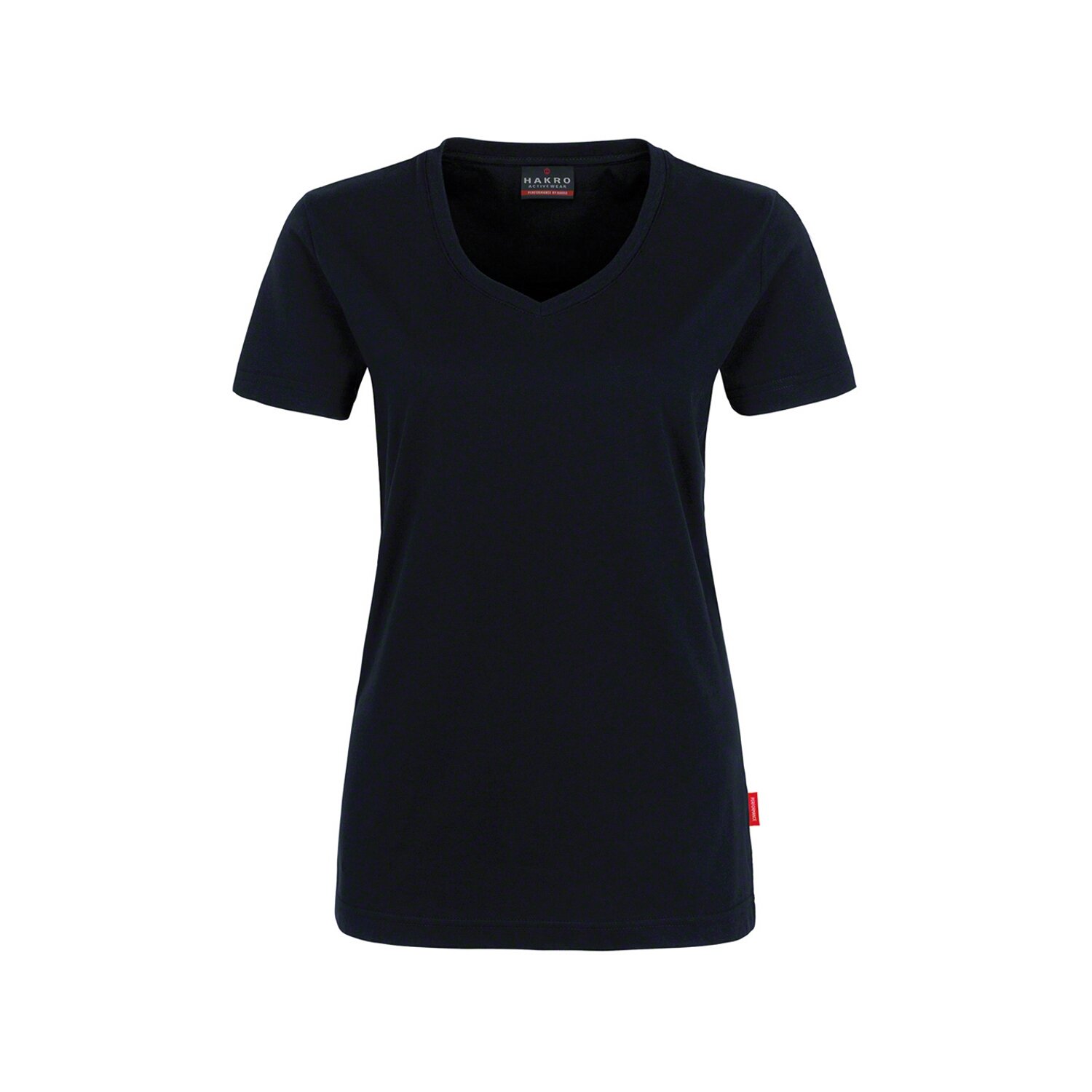 HAKRO Damen T-Shirt mit V-Ausschnitt Mikralinar 181 Regular Fit